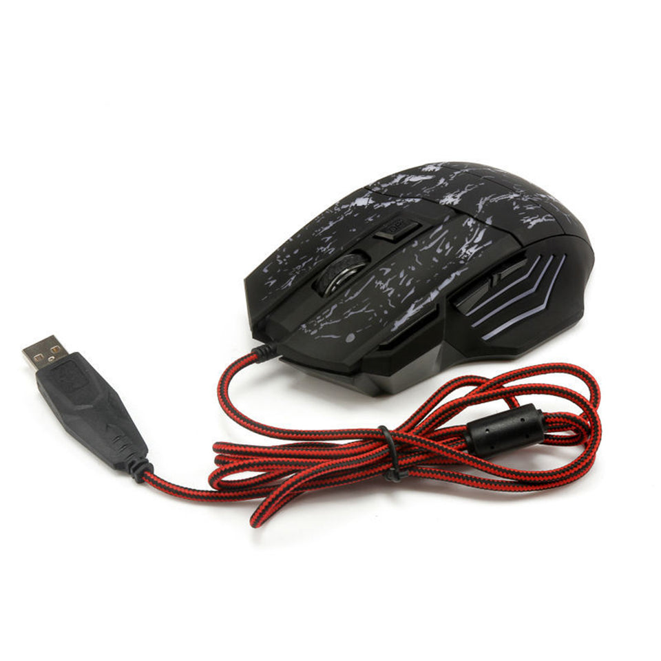 Mouse Óptico Super Led - Neon